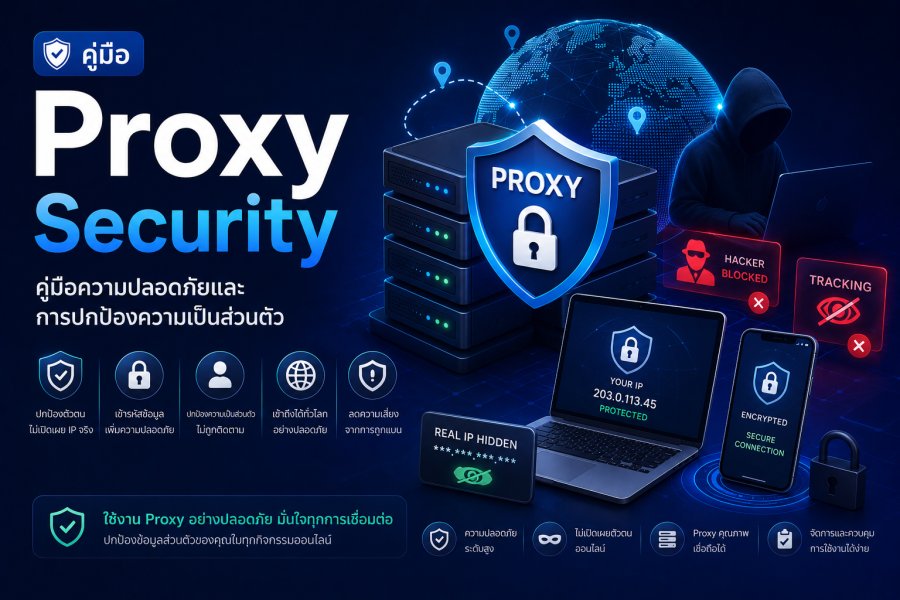 Proxy Security: คู่มือความปลอดภัยและการปกป้องความเป็นส่วนตัว